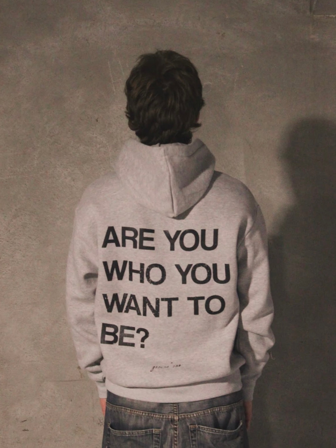are you who you want to be? (hoodie)